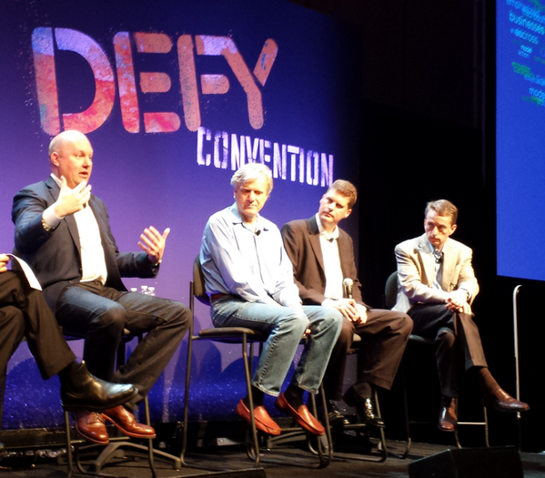 SocialTIS's tweet photo. “@jasonhiner: Andreesen advicates companies encrypt data before putting it up in the cloud. #VMworld http://t.co/YjESV48iJb” @Vormetric