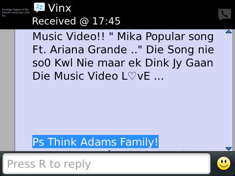 LadyMAddams's tweet image. // HAHA... Oh well... I'm sure I can come up with something ;)