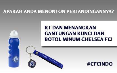 chelseafc_indo's tweet photo. Kami akan memberikan hadiah menarik untuk pemenang yang beruntung. Ayo ikut juga dengan mengRT tweet ini! #CFCIndo http://t.co/XWzGBmm1Rv