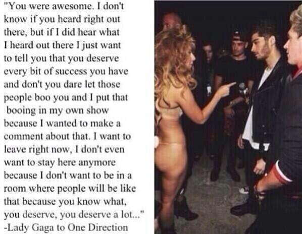flopyvalle's tweet photo. #ThanksLadyGagaForSupportOneDirection http://t.co/ikLu9Zfi9B