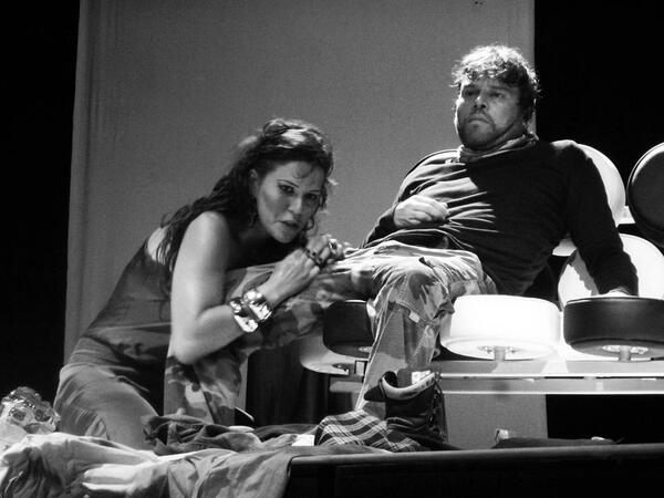 En Escena: Claudia Daniela Blanco. Rubén Joya.
Obra: PHAEDRA ´S LOVE. Autora: Sarah Kane. Dirección Juan Martín Rivas