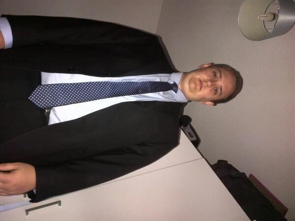 anna_stace's tweet image. Ahhh, so cute going off for his first day of work #growedup