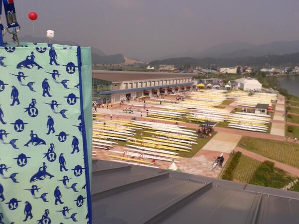 A Canadian rower repping a Canadian company at the World Rowing Champs in South Korea <a href="/lululemon/">lululemon</a> #WRChamps #M4X #CAN