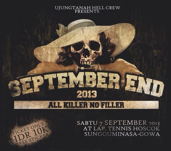 SEPTEMBER END 2013 "All Killer No Filler" 
#SeptemberEnd2013