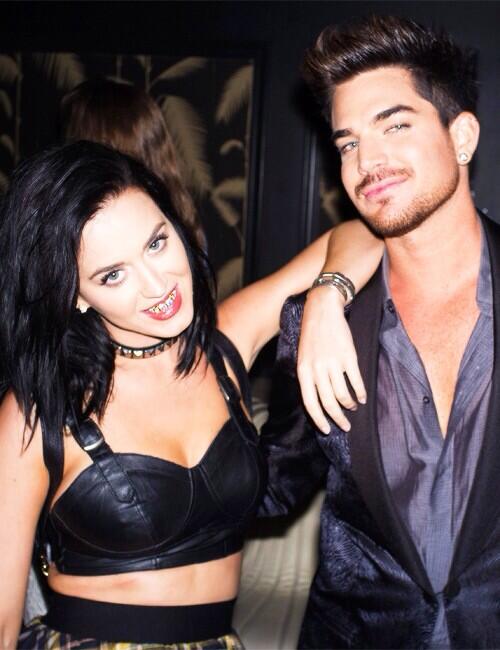 aboutKatyPerry's tweet image. Katy Perry and Adam Lambert #VMAs2013