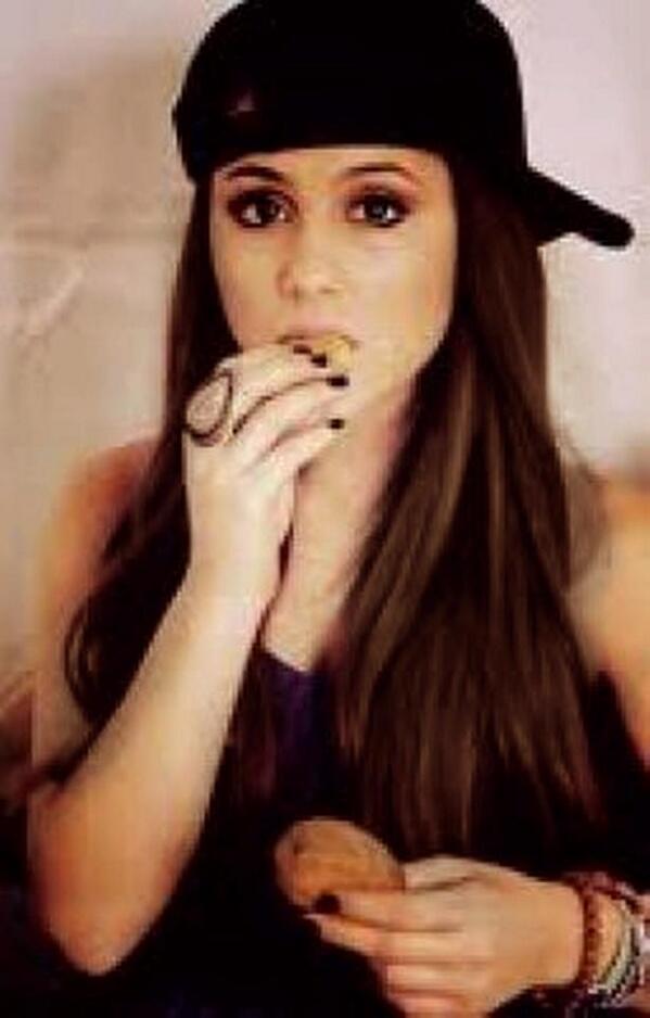 She refuses to take this hat off xD <a href="/Lovely_Audrey_/">Ⓐudrey Anne Batali</a>