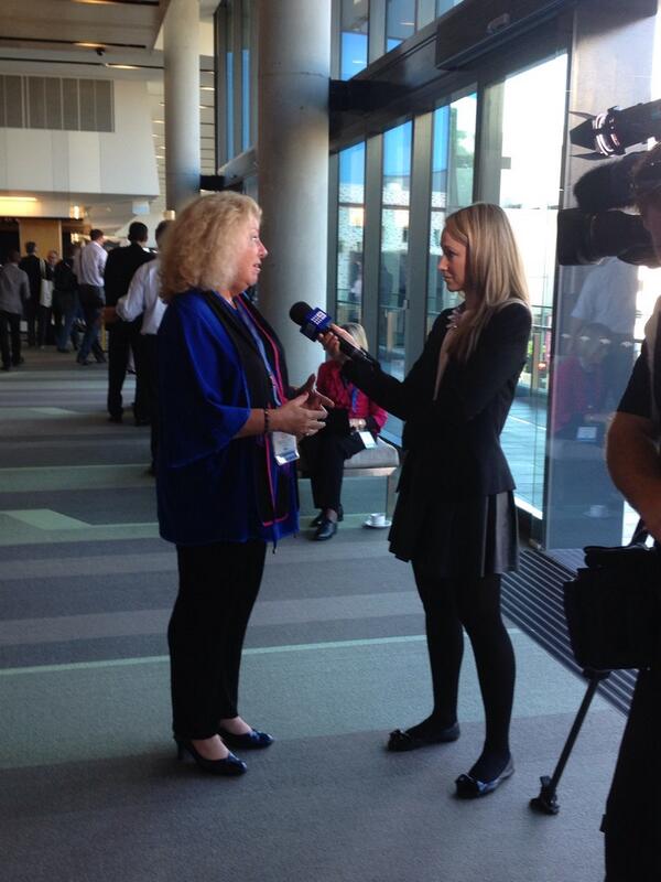 Marilyn Heustis talking designer drugs with <a href="/9NewsBrisbane/">9 News Brisbane</a> <a href="/ICADTS/">ICADTS</a> #T13