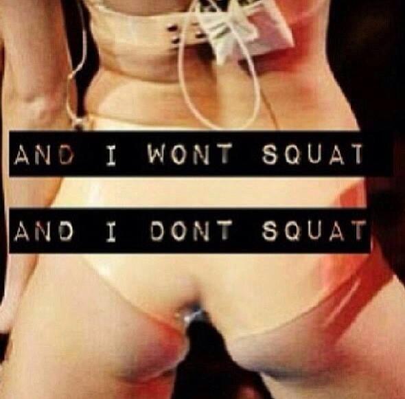 ChantalJennison's tweet photo. @MileyCyrus someone get this girl a squat rack http://t.co/TA7raCsSei