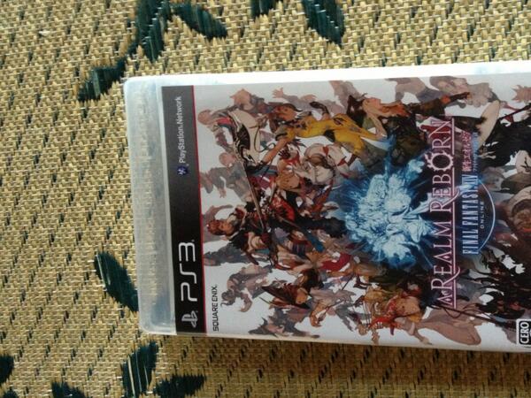 abc_0901's tweet photo. テスト期間だけどFF14買っちゃた(´･Д･) http://t.co/h9TaZ2X7y2