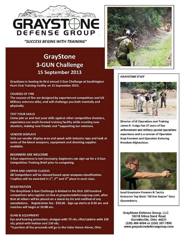 Another event to tell ya'll about! 3-Gun Challenge~! #3gunchallenge #SOR #southingtonhuntclub #shooting Sept 15th!