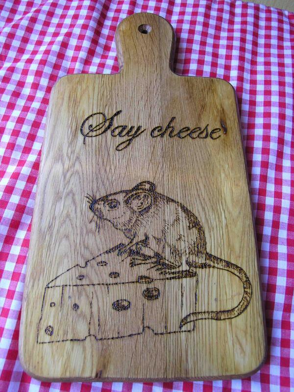 doing more pyrography on #oak #kitchen thingys ! mtcrafts.co.uk