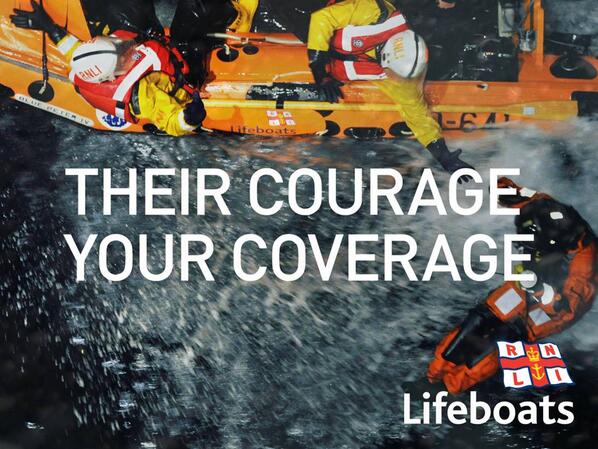 <a href="/RNLI/">RNLI</a> volunteers rescue 150 people every week. Give their courage, your coverage. #SaveWave bit.ly/14LqvyS