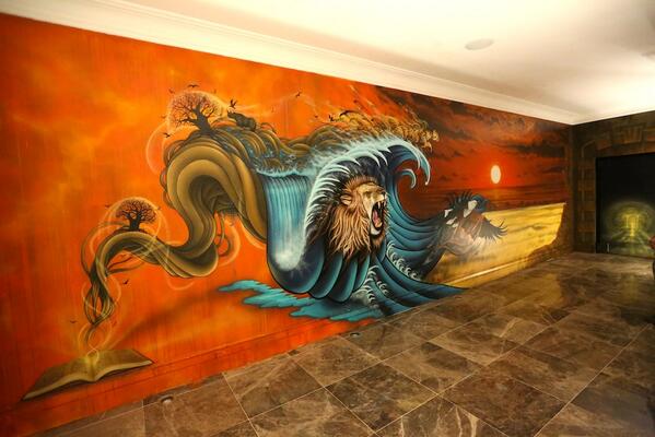 SevenVeilStudio's tweet photo. Check our latest mural - artwork by Sonny. Here's more: http://t.co/hGwe6QYxL5 @globalstreetart @10and5 @jhb_art http://t.co/xn9Yl4cfmi