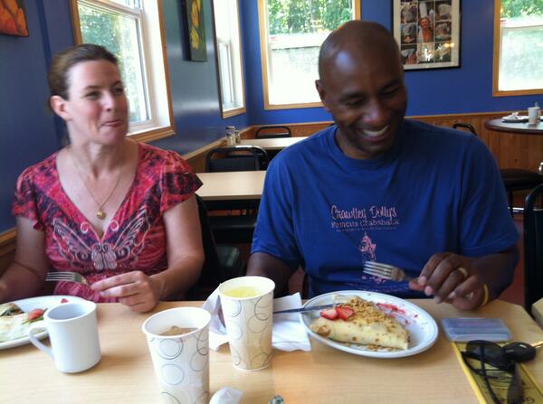 Discovered on <a href="/ShawTVWinnipeg/">Shaw TV Winnipeg</a> shoot with Michael B:  Saffie's, Albert Beach and crepes! #perfectday