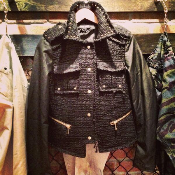 POPSUGARFashion's tweet photo. If Coco Chanel wore a motorcycle jacket... cc @DAVID_KAHNJeans http://t.co/jEPEhiN7Kj
