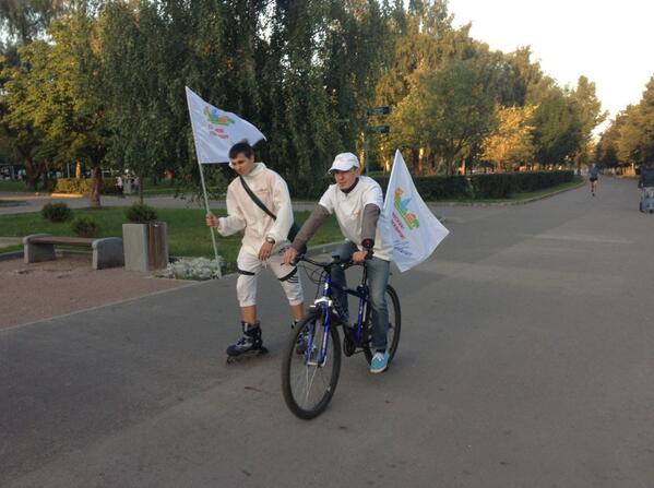 Закончился велопробег в парке Радуга! #штабсобянина #вао
