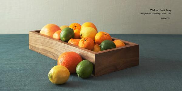 OnOurTable's tweet image. Great pic of our #walnut #FruitTray from @NalataNalata #yegdesign #yegfood