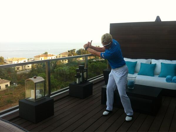 A great business meeting turning into a great golf lesson with the Guru <a href="/JASONFLOYDGOLF/">Jason Floyd</a> 
Can't get any better...