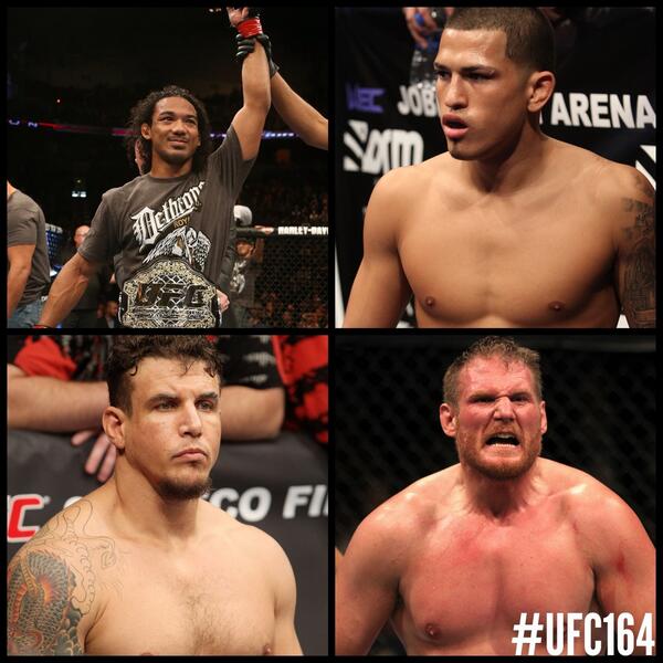 ufc's tweet photo. Labor Day wknd is going to be insane in Milwaukee w/ a stacked #UFC164 card! Get your tix now http://t.co/N2zgJkO683 http://t.co/hxT1BufE5A