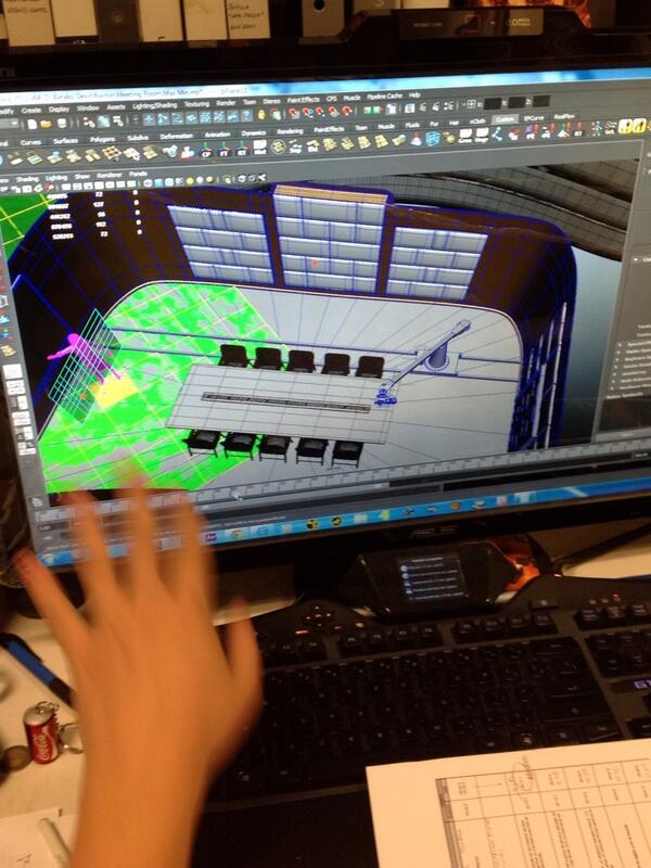 motioncontrolmx's tweet photo. #markII #virtualset #previs la modelo es real, el set virtual y se filmará con el mark II, hay animación y vfx http://t.co/hCWTUuWgpt