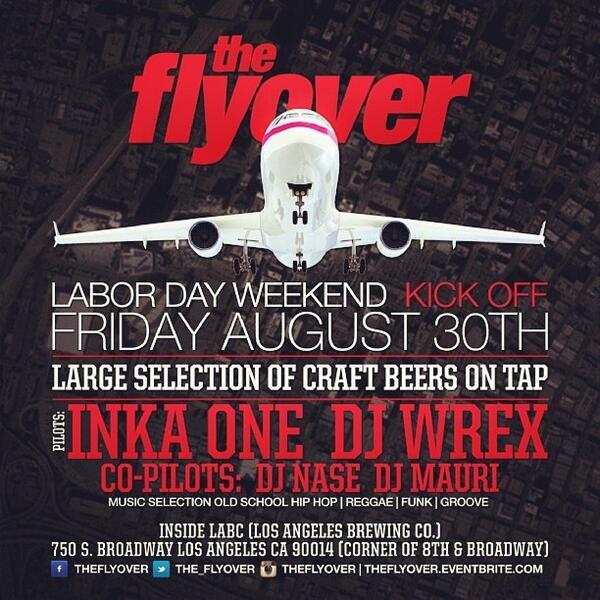 dubsone's tweet photo. This Friday you got my dawg @inka_one gettin down at #TheFlyover check the flyer  #Brrraaappp #Boombox #InkaOne http://t.co/cWKLNQAjH1