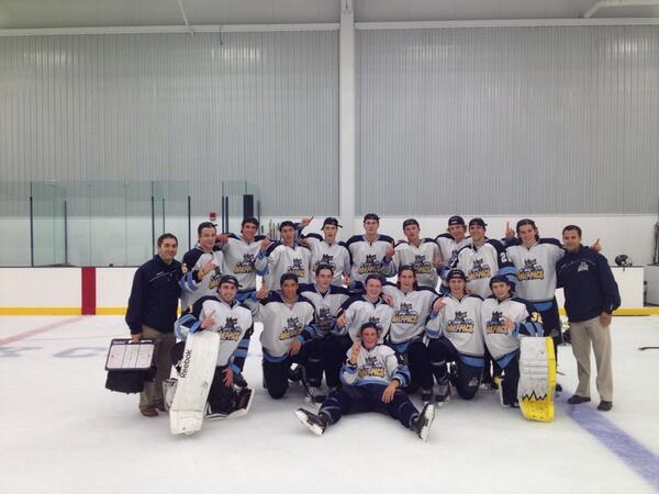 EliteHockeyAAA's tweet photo. U18 Wolf Pack National win the Early Bird Classic at Merrimack College! #GoPack http://t.co/283v0fRJX2