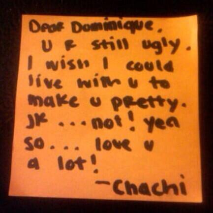 chachigonzales's tweet photo. @MissDominica but wasn't I the sweetest little sister ever. #evilbabyolivia http://t.co/urXRxXX3Pt