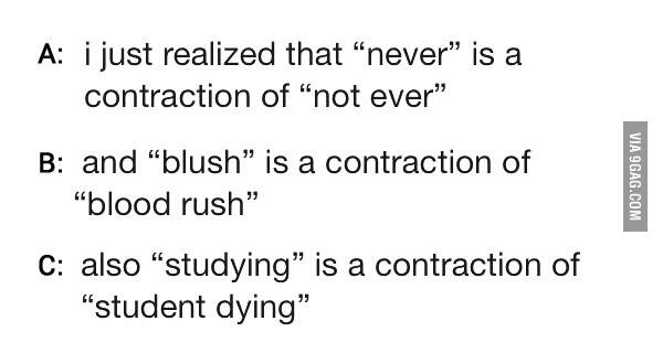 answara's tweet photo. “@9GAG: With school starting up again http://t.co/aT8LhCZVEj” true story