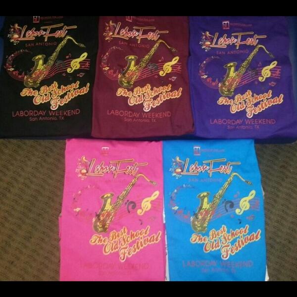 LaborFestSA's tweet image. Buy your Laborfest T-shirts at Beacons at 321 N. New Braunfels starting at $10.00 and up depending on size #LABORFEST