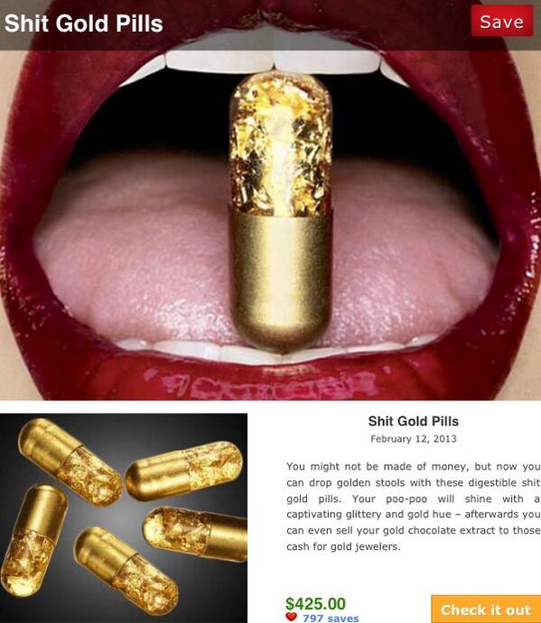 ZaraRichards89's tweet photo. If you gotta go #yougottagogold!! ✨💩💩✨😂 http://t.co/watoNEgdzi