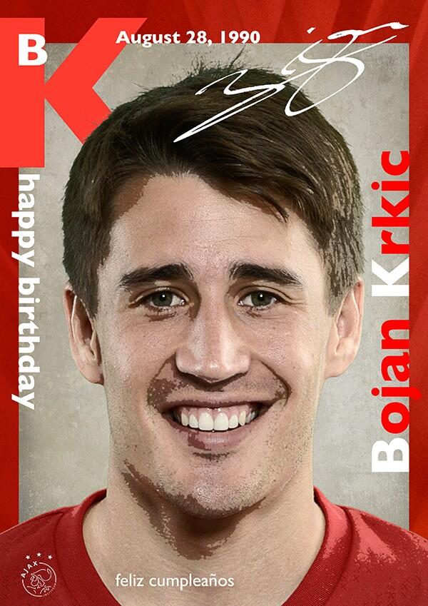 " Heel erg bedankt!!!   Happy 23rd birthday Bojan Krkic! " 