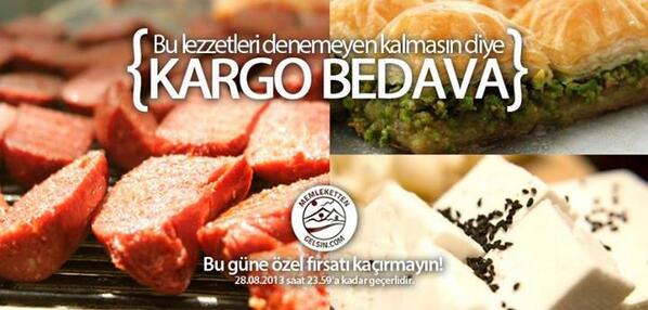 Bügüne özel tüm siparişlerinizde KARGO BEDAVA. Bu fırsatı kaçırmayın. bit.ly/3BxPmB