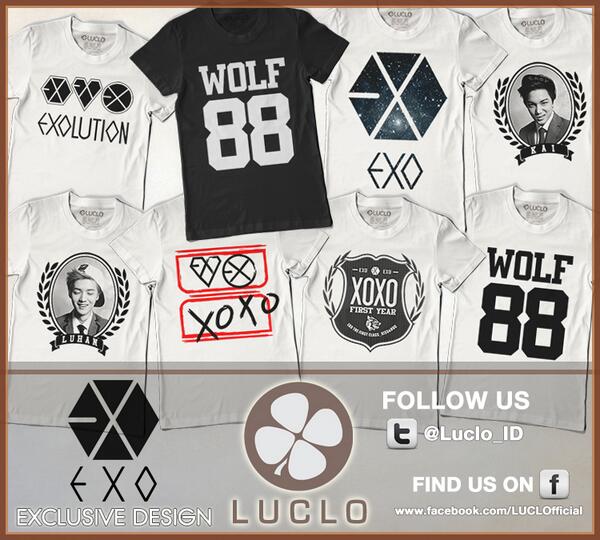 exolfans's tweet photo. Tunjukkan kebanggaanmu sebagai EXO-L dengan memakai Kaos Eksklusif EXO hanya dari LUCLO! http://t.co/ioC7wGamC6  | http://t.co/DVWcMbymxR