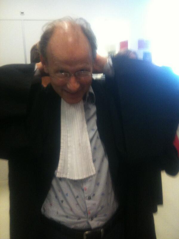 Trots op pap, advocaatje!