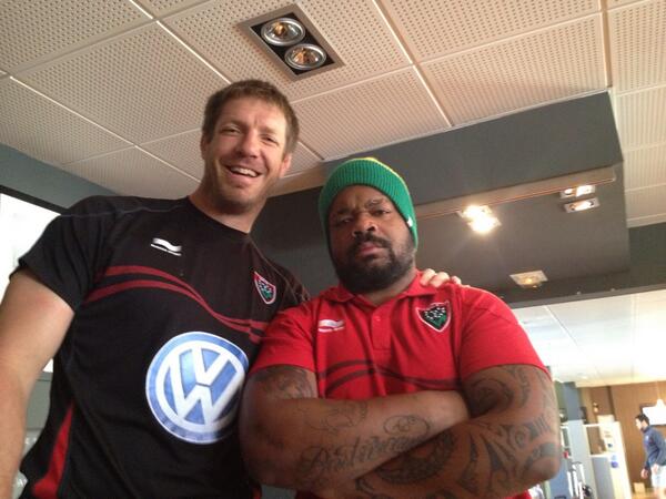 Me and my friend <a href="/BastaOfficiel/">Mathieu Bastareaud</a> my bodyguard
