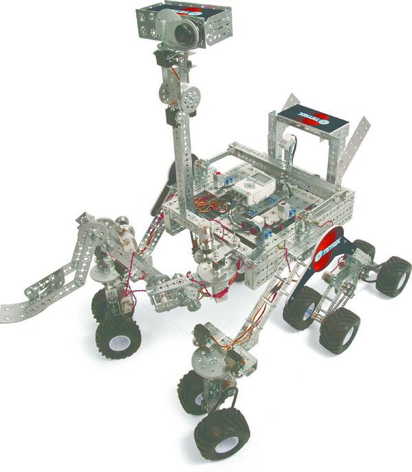 yoBOTIC's tweet image. #TETRIXROBOTICS #MarsCuriosity rover. Build your own! @TETRIXROBOTICS