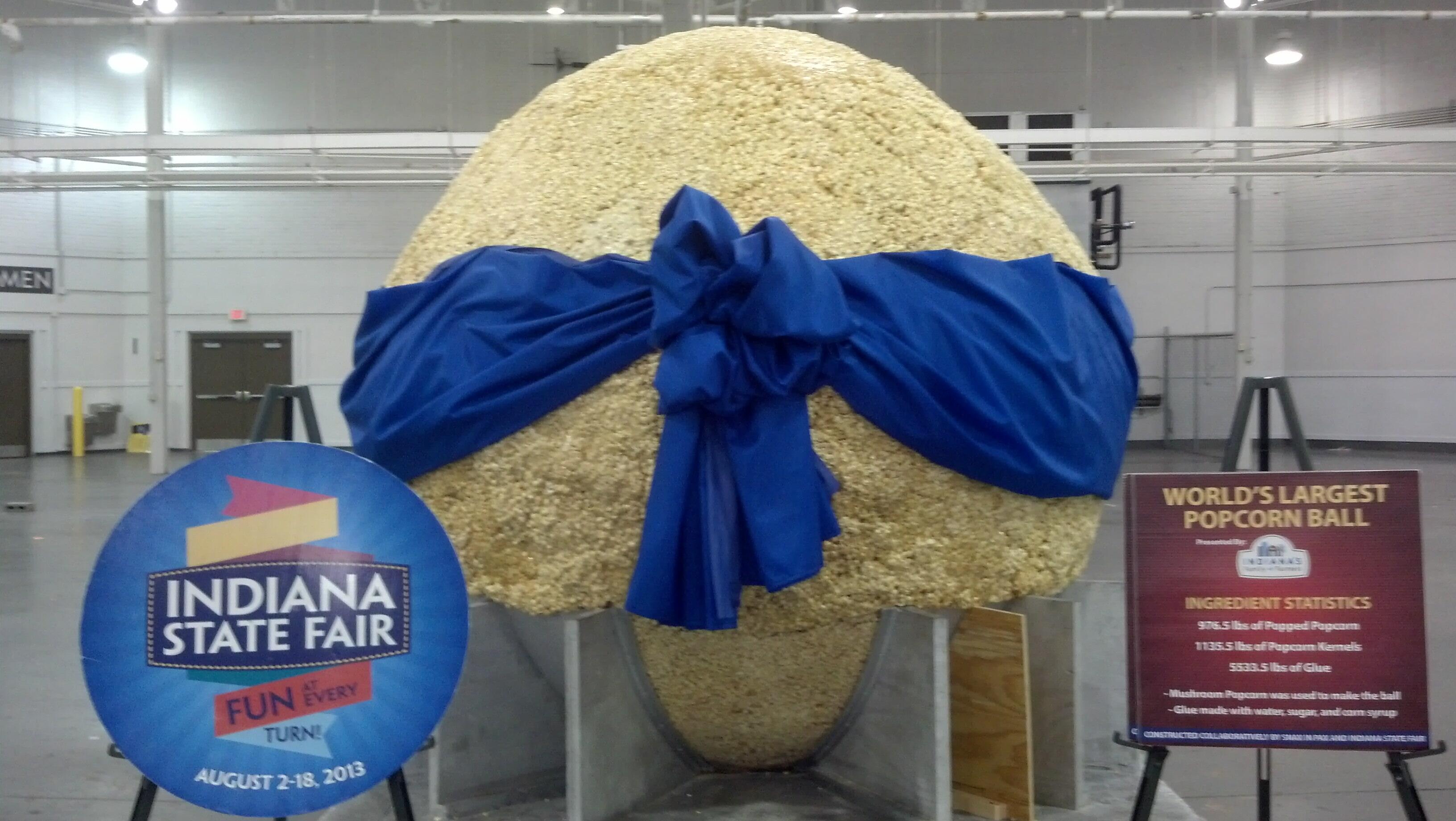 World's largest popcorn balls