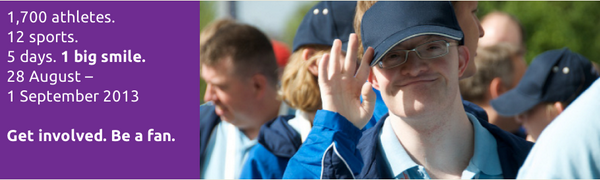 SpecialOlympics's tweet photo. Good luck to all the athletes getting ready to compete over the next 5 days at #Bath2013! Go for the gold! http://t.co/kaU4ej0UOv
