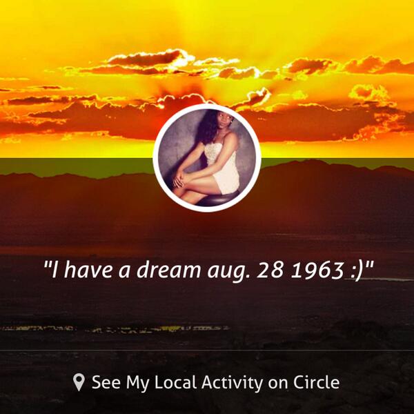 Way_jaa's tweet image. I have a dream aug. 28 1963 :)... shared via @CircleApp