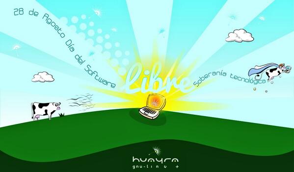 HuayraLinux's tweet image. Les deseamos a todas y todos un Feliz #DíaDelSoftwareLibre