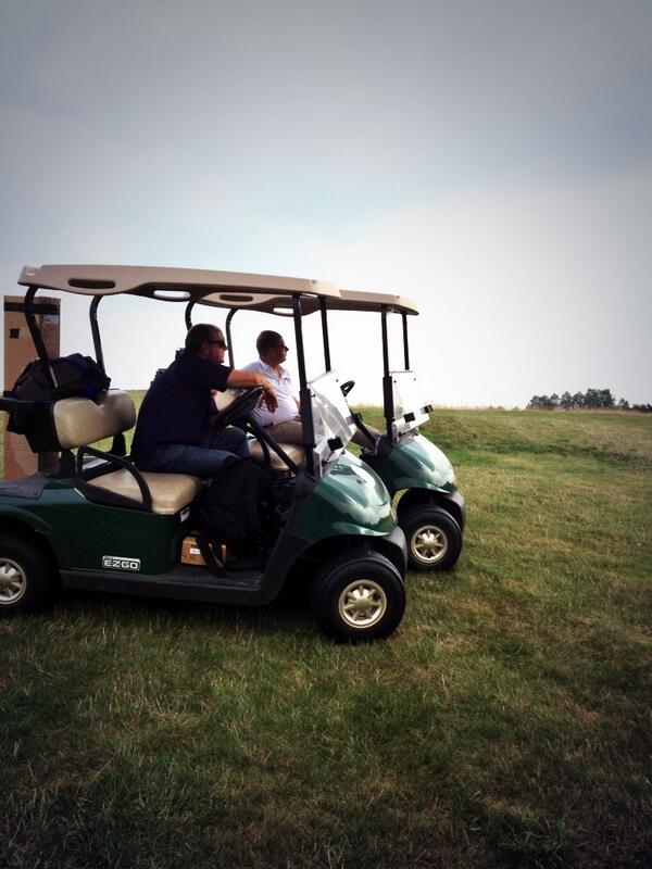 APvisual's tweet image. With @PGASwingGuru working on the final shots of the day!