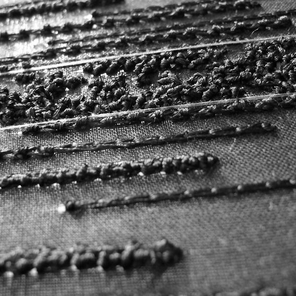 studiodoo's tweet image. Doo exploring hand embroidery. #Silk thread on cotton silk. #hand #embroidery