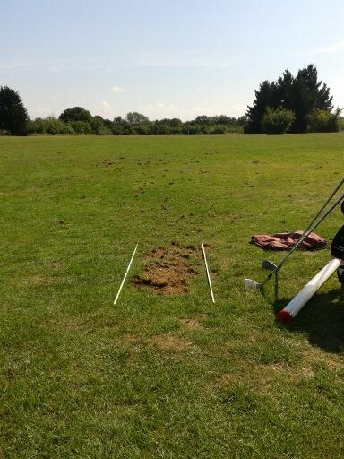 DeclenK's tweet image. Practicing from 100 yards today plus some 8 irons to!