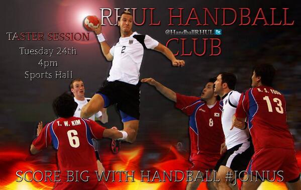 HandballRHUL's tweet image. Pumped for the new year! #joinus