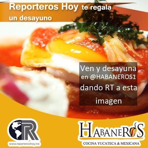 ¿Aún no has desayunado? Checa las bases en la foto para ganarte un #desayuno y espera la confirmación por DM!