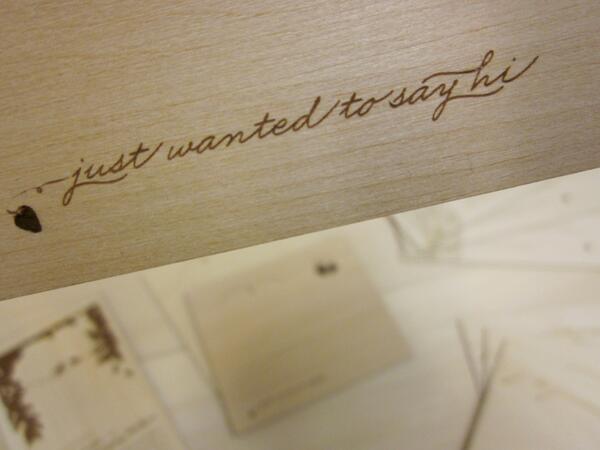 laserbuilt's tweet image. #justwantedtosayhi #WeddingWednesday #laserengraved invitations #unique #beautiful