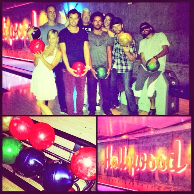 Bowling at Lucky Strike with the crew! @DAVEOPHILLY @TheConnorCruise @QUINTINOO http://t.co/7hfoFZLP
