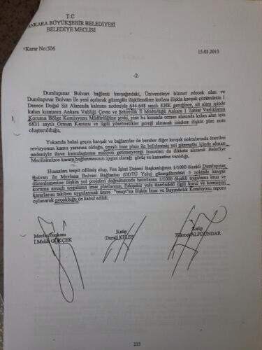 Bize inanmayanlara BELGE,MELİH GÖKÇEK,ODTÜ,1.DERECE SİT ALANI, 1 imza hem de ISLAK kurumadı daha ;) @barbarossansal