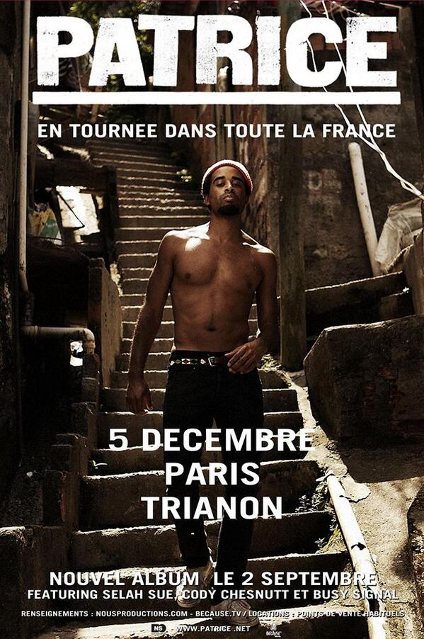 ParisTouristcom's tweet photo. Real reggae rhythms: Fabrice on tour across Europe and live in concert in #Paris on Dec 5. http://t.co/bLrkrXUYiq http://t.co/CnAdGrdtGb