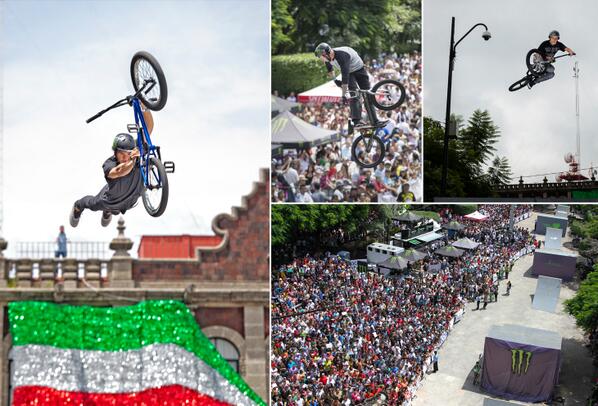 MonsterEnergy's tweet photo. Mexico overflowed with adrenaline for #CuernaSTYLE! Riders from over 10 countries & more than 15,000 people came out! http://t.co/0tHD63vMVl